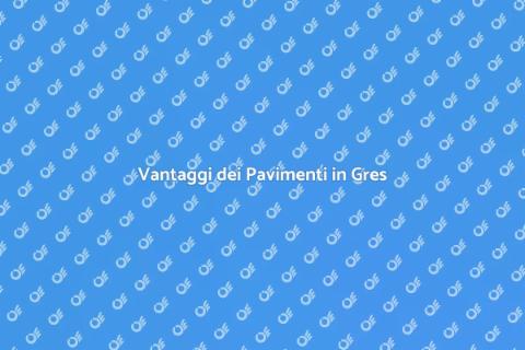 Posa di Pavimenti in Gres Resistente