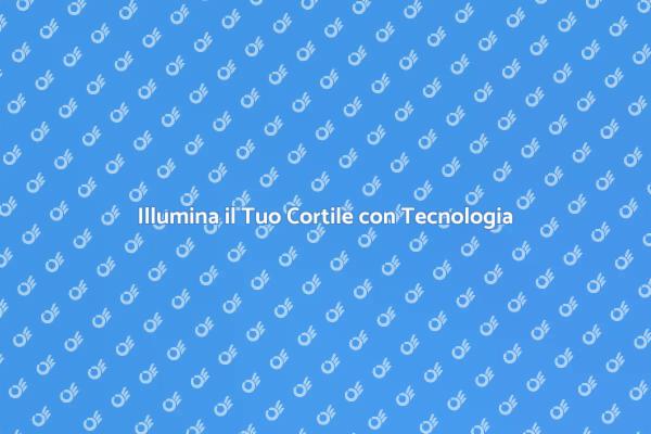 Illumina il Tuo Spazio Esterno Sicuro