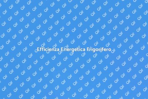 Consumo Energetico Impianto Frigorifero