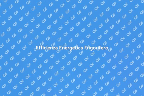 Migliora l'Efficienza del Frigorifero
