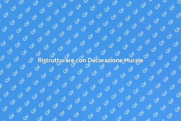 Magia della Decorazione Murale Moderna