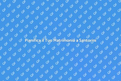 Matrimonio da Sogno a Santorini