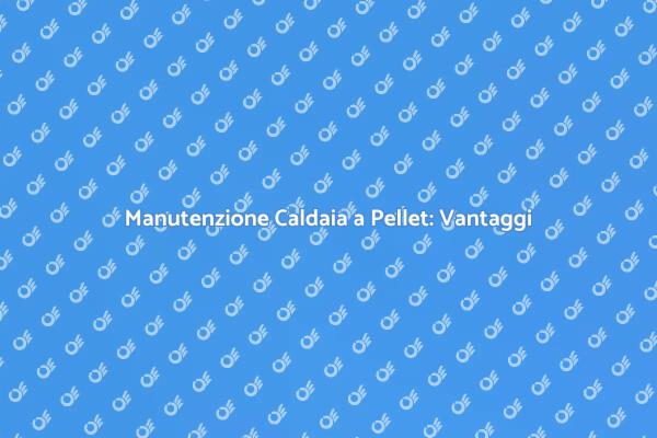 Caldaia a Pellet: Manutenzione Essenziale