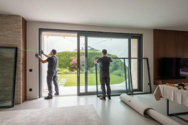 Installare porte scorrevoli in alluminio