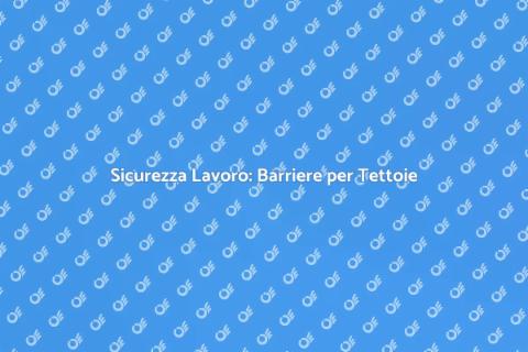 Addestramento Barriere di Protezione