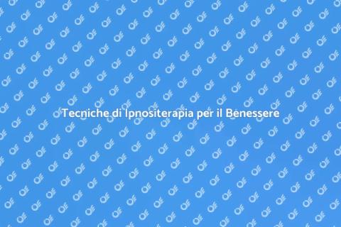 Ipnositerapia per Ottimizzare la Salute