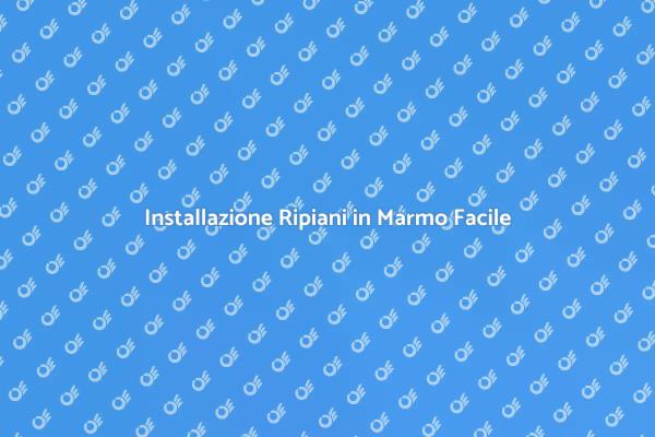 Come Installare Ripiani in Marmo