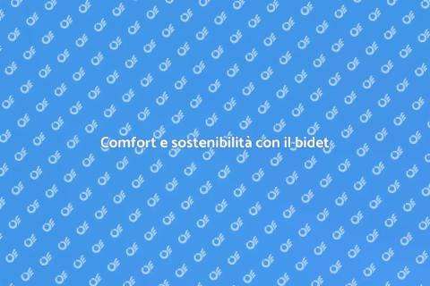 Rialzo per bidet: comfort e sostenibilità