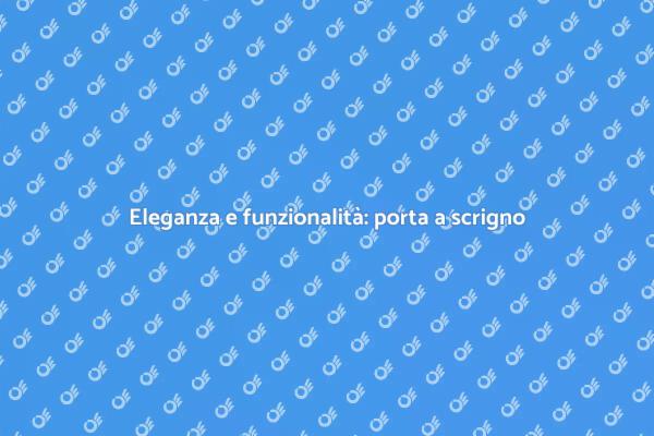 Trasforma il tuo spazio con stile e comfort