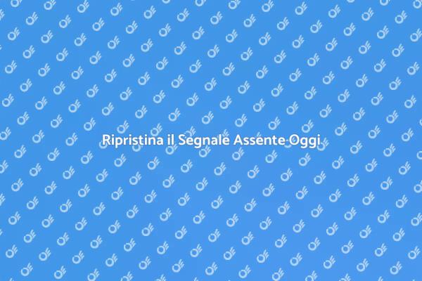 Come Risolvere il Segnale Assente