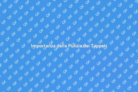 Pulizia Periodica dei Tappeti in Casa