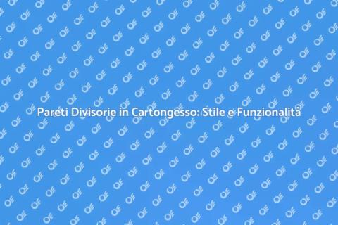 Decorazione Pareti Divisorie Cartongesso