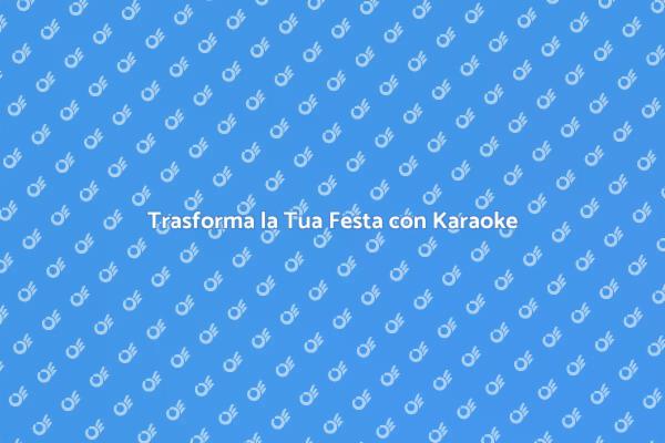 Karaoke e Impianto Audio per Divertimento