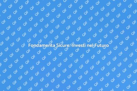 Sostegno Fondamenta: Sicurezza Edilizia