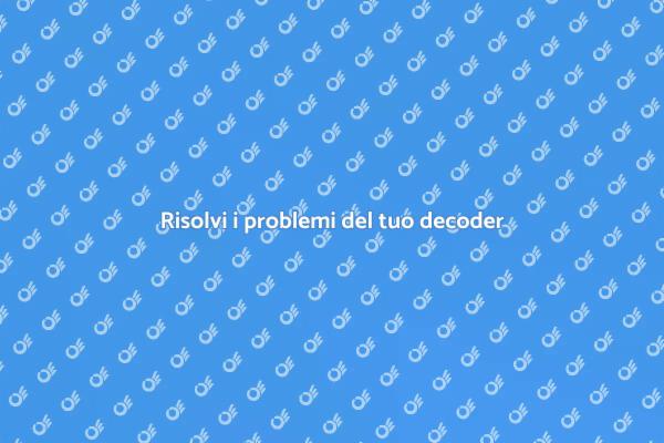 Soluzioni per problemi di decoder