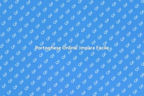 Impara il Portoghese a Distanza