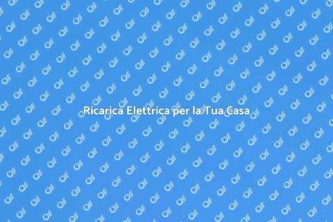Stazione di Ricarica Elettrica