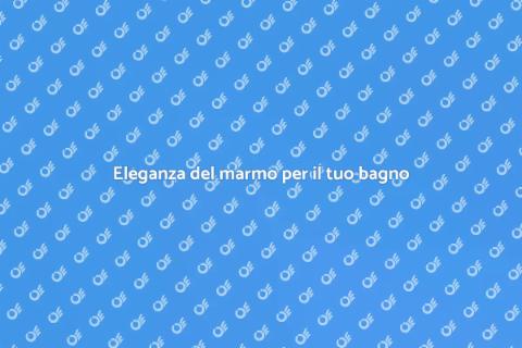 Lavorazione marmo per piano bagno