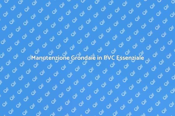Guida alla Manutenzione delle Grondaie