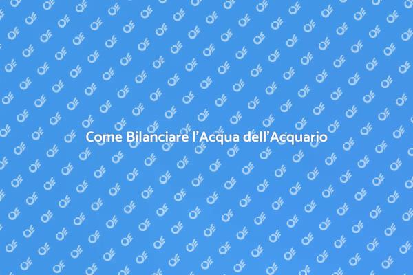 Segreti per Acqua dell'Acquario Perfetta