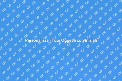 Incidere un'Iniziale: Un Tocco Unico