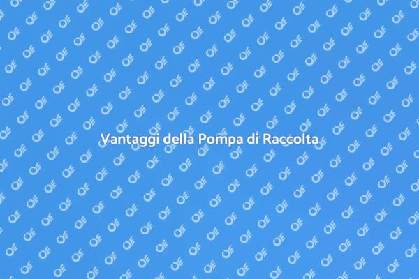 Installazione Pompa di Raccolta Facile