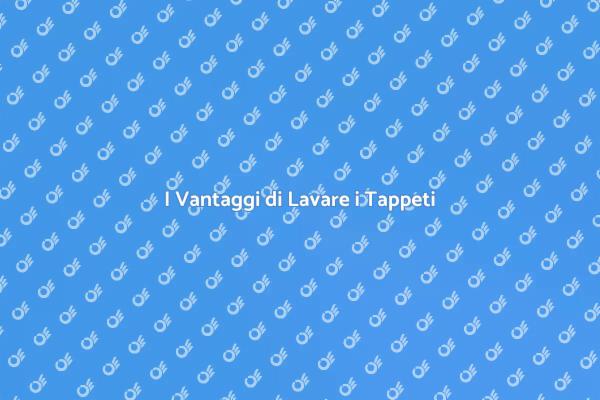 La Cura dei Tappeti: Un Imperativo Domestico