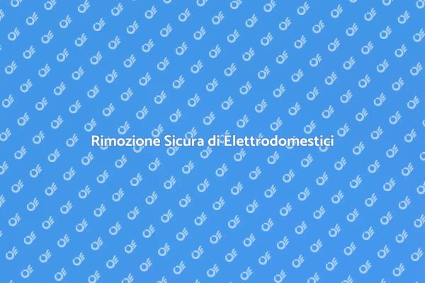 Rimozione Facile di Elettrodomestici