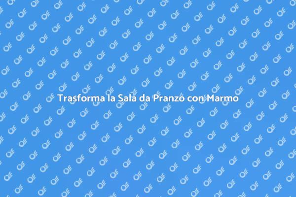 Eleganza e Design in Sala da Pranzo