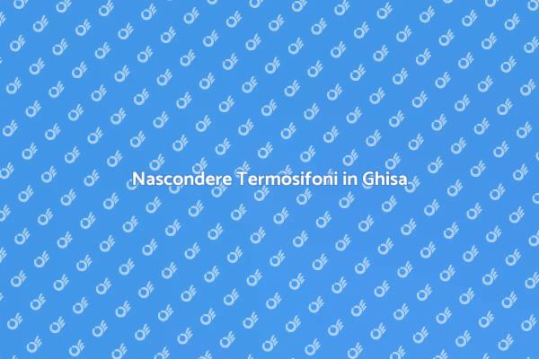 Idee per Camuffare Termosifoni in Ghisa