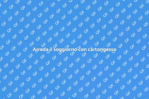 Mobile in cartongesso per soggiorno
