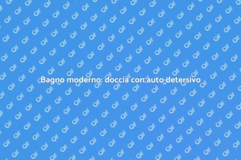Ristrutturazione bagno: doccia moderna