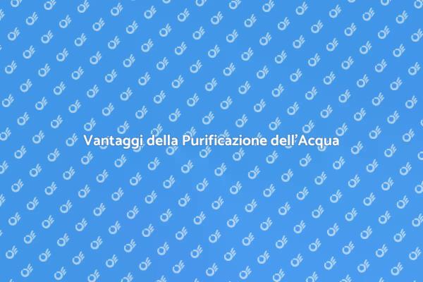 Purificazione dell'Acqua in Casa