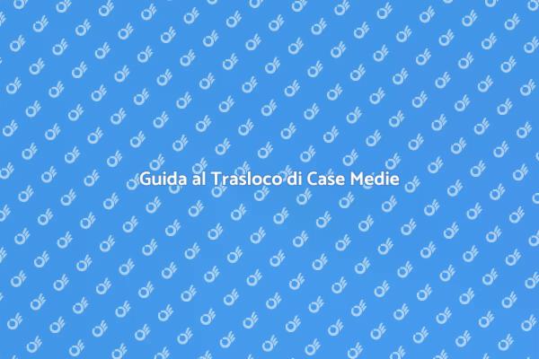 Trasloco Casa Medie Dimensioni Semplice
