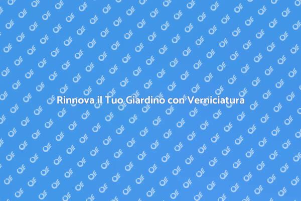 Trasforma il Tuo Spazio Esterno
