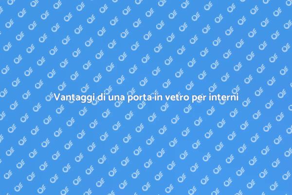 Trasforma la tua casa con una porta in vetro
