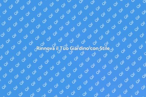 Modifica il Paesaggio del Giardino