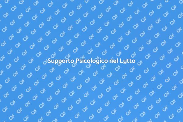 Psicologo: guida nel lutto