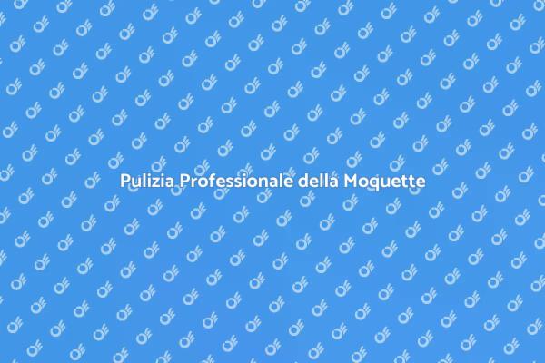 Mantieni la Tua Moquette Sempre Pulita