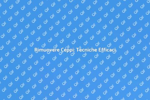 Estrazione Ceppo: Guida Completa