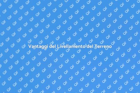 Livellamento Professionale del Terreno