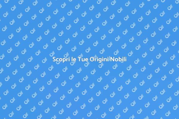 Riscopri le Tue Origini Familiari