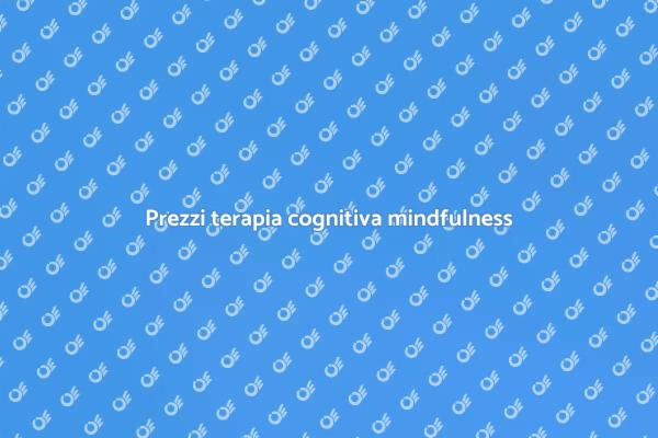 Terapia cognitiva: costi e benefici