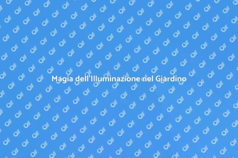 Illuminare il Giardino per Relax