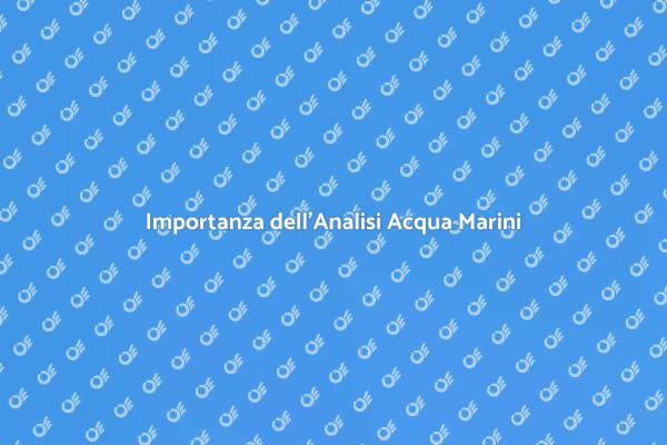 Analisi Cruciale per Pesci Marini