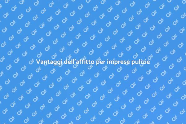 Affitto macchinari: un vantaggio per pulizie