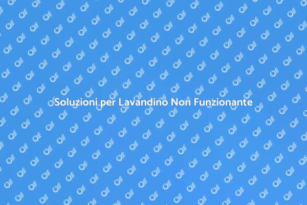 Ripara il Tuo Lavandino Oggi Stesso!