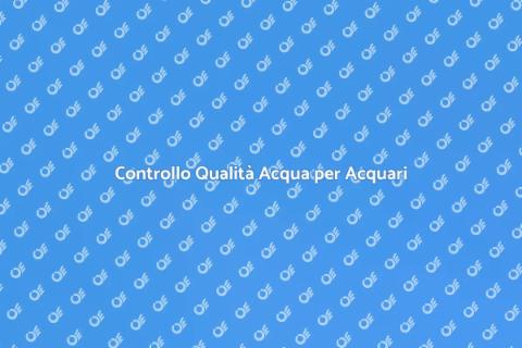 Kit per Verificare la Qualità Acqua