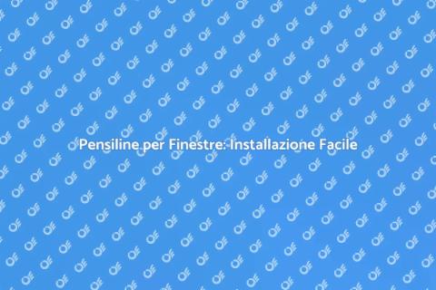Installazione Pensiline per Finestre