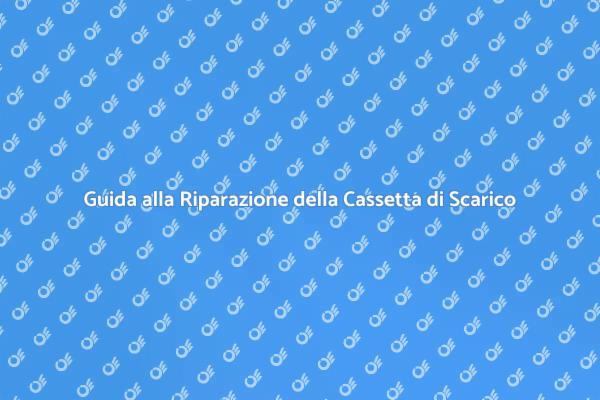 Soluzioni per la Cassetta di Scarico